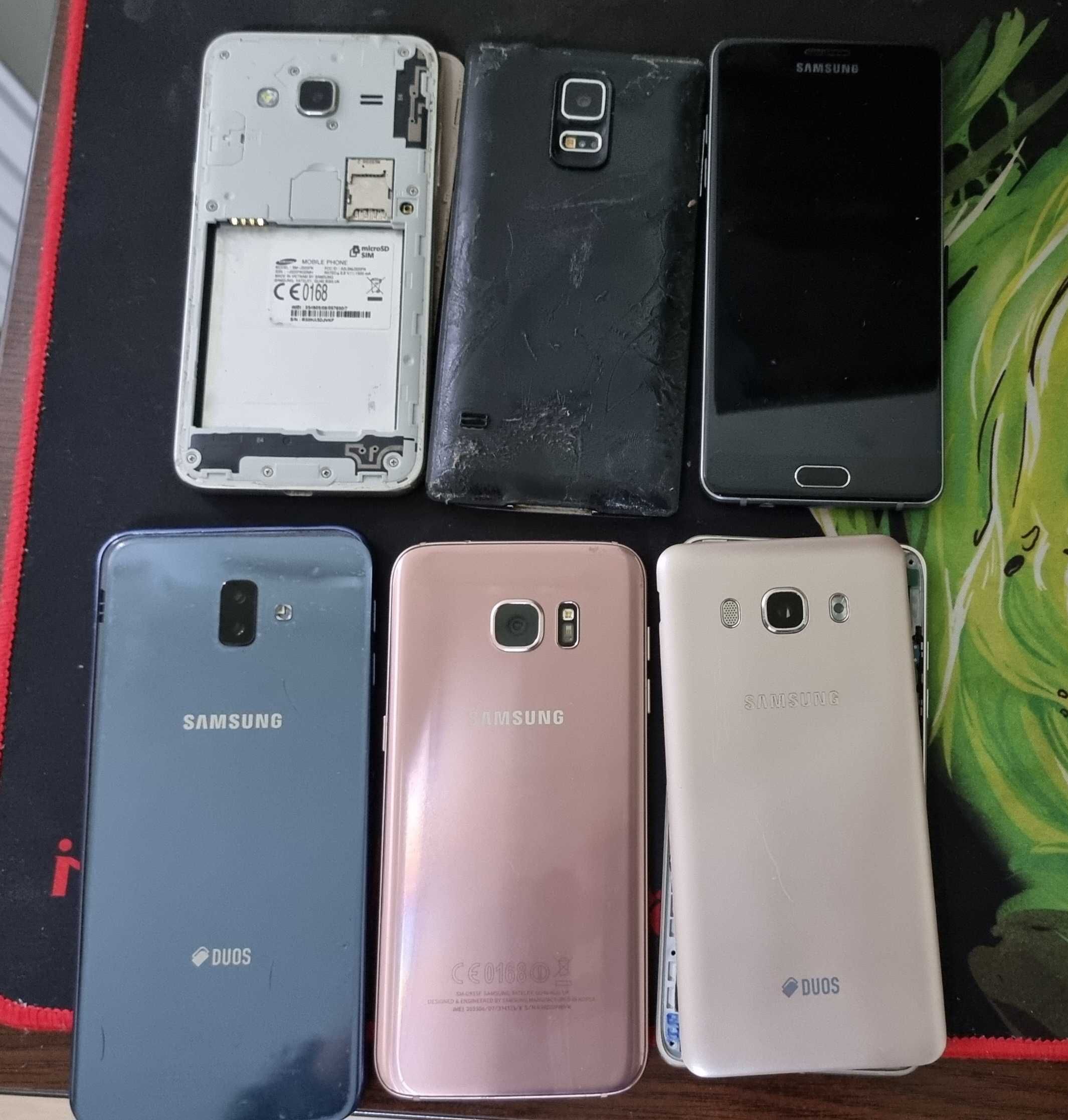 Lot Telefoane Samsung S7Edge, A5,J3 J5 pentru piese