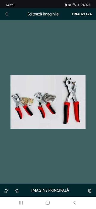 Set Clesti perforat capsat gaurit curele eluk preducea capsat