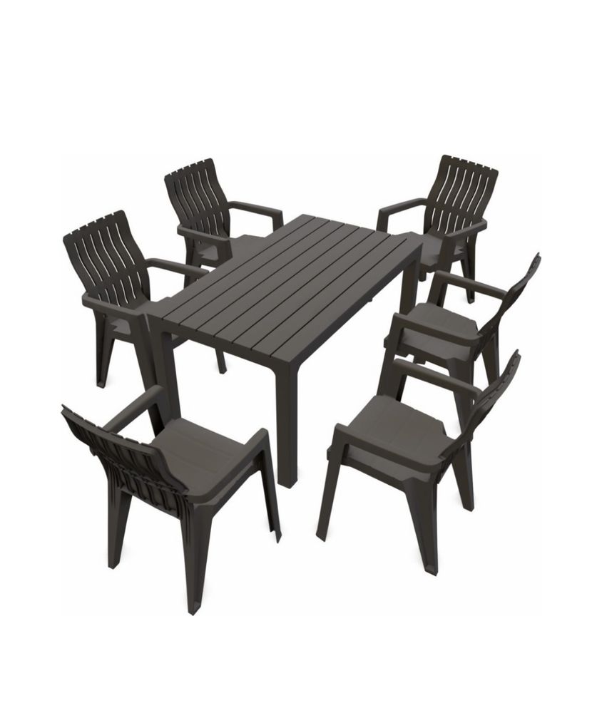 Столы и стулья из пластика местного производства качественный