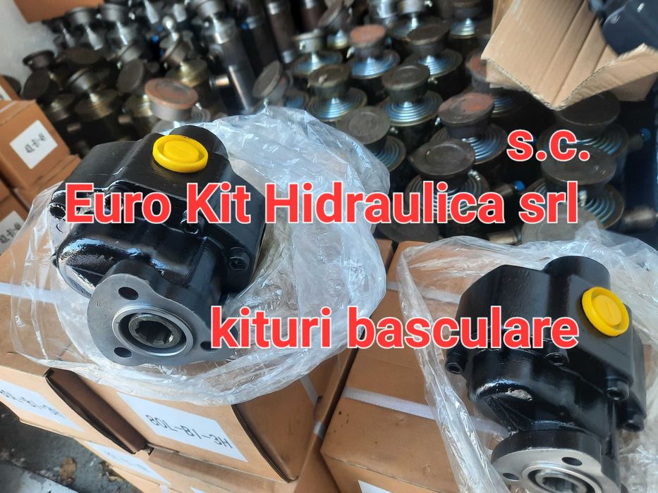 Cilindru basculare semiremorca agregate, cereale, kit basculare