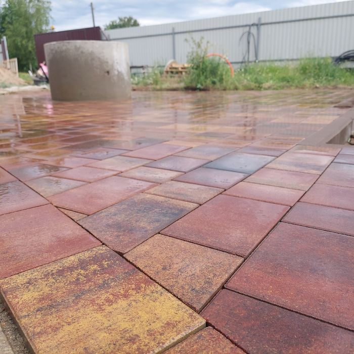 Укладка тротуарной плитки