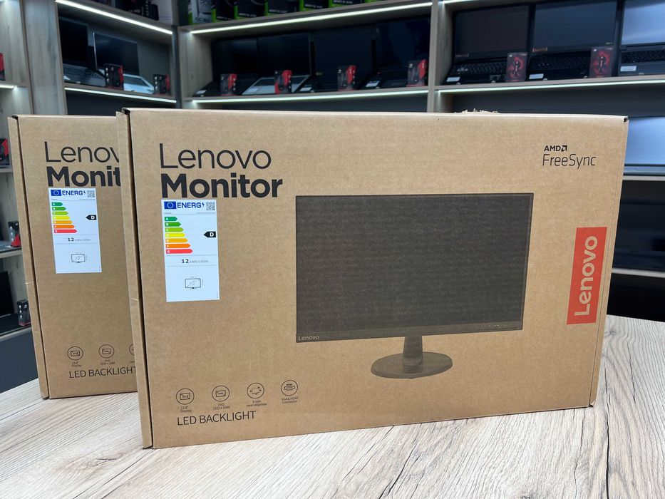 Монитор Lenovo D24-40/FullHD/75Hz/VA подходит для офиса, дома и игр