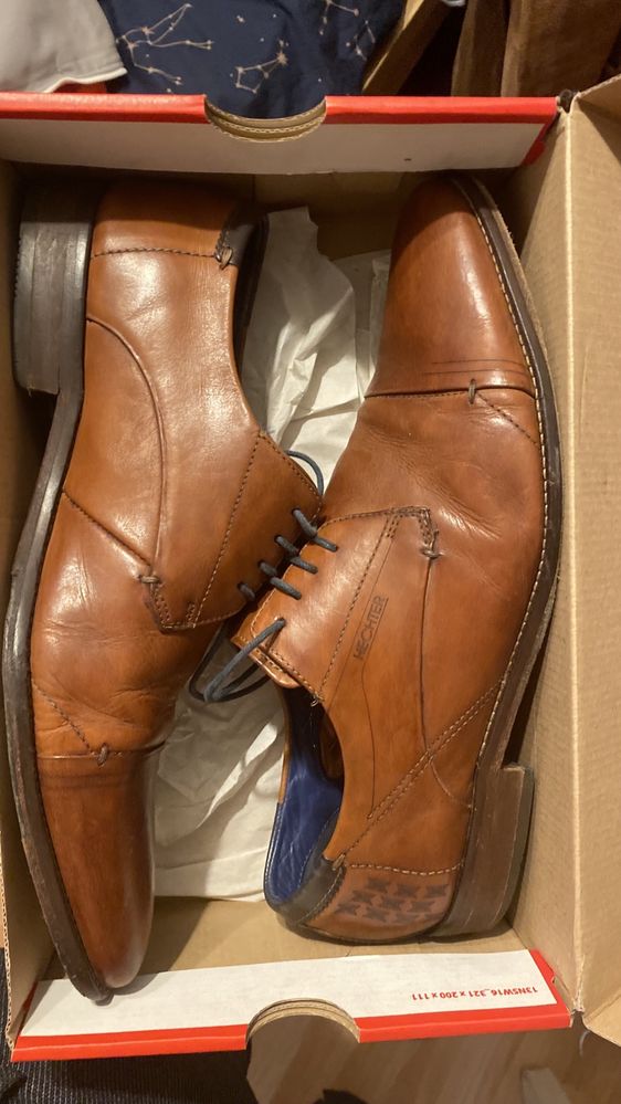 Pantofi barbati 44 piele naturala eleganti Daniel Hechter schimb