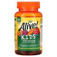 Витамины для детей, Alive, детский мультивитаминный комплекс 90 шт