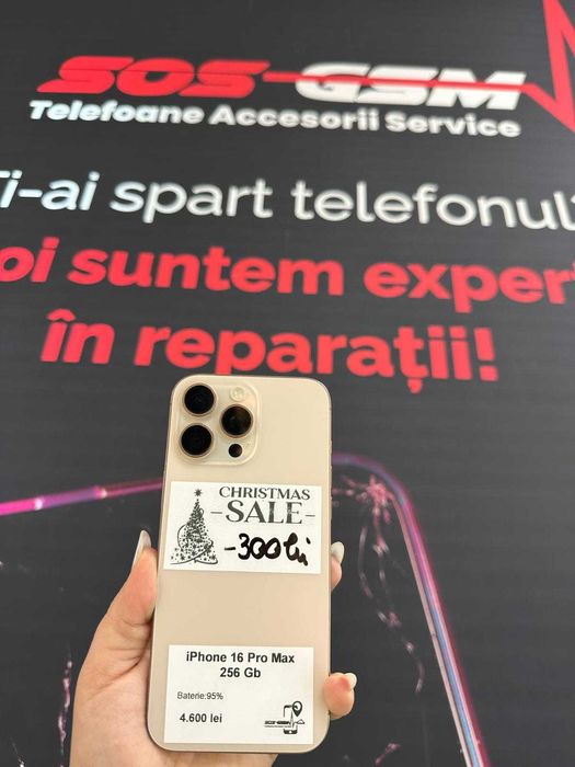 Apple iPhone 16 PRO MAX 256GB / 95% Baterie