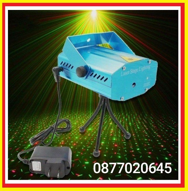 Мини LED дискотечен лазер с ефектни светлини