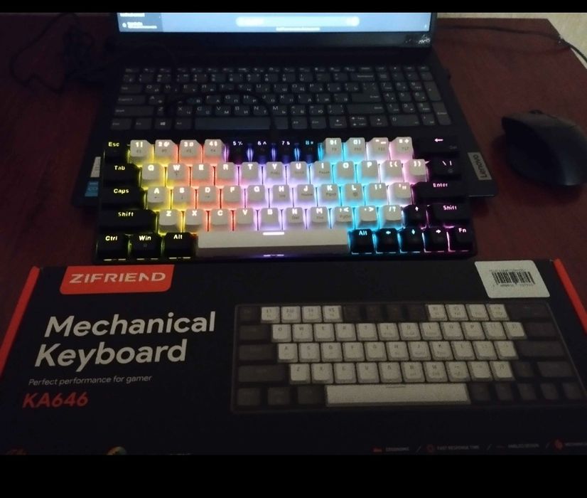 Klavyatura Mexanika sivish qizil tez CS GO uchun  ideal tanlov