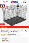 Cusca pliabila de transport animale PawHut