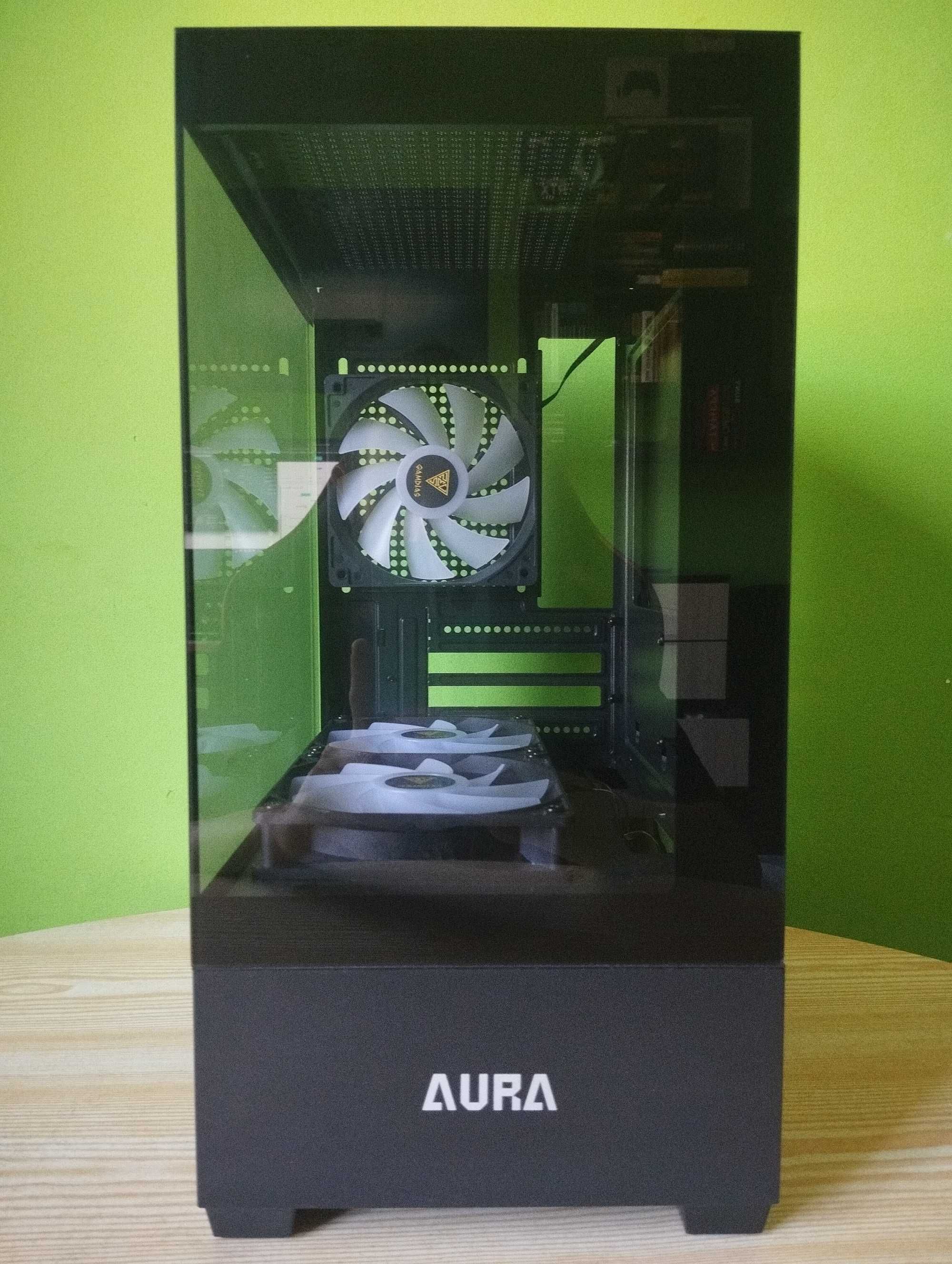 Нова кутия за компютър Gamdias AURA с 3 RGB вентилатора и гаранция