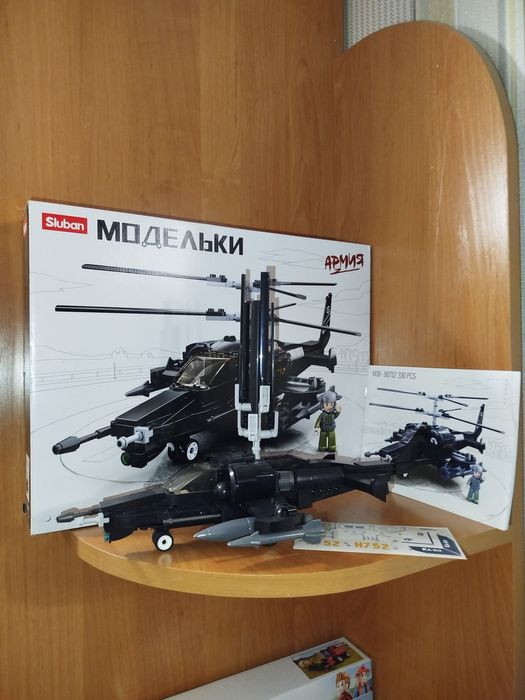 Конструктор Лего SLUBAN вертолет.