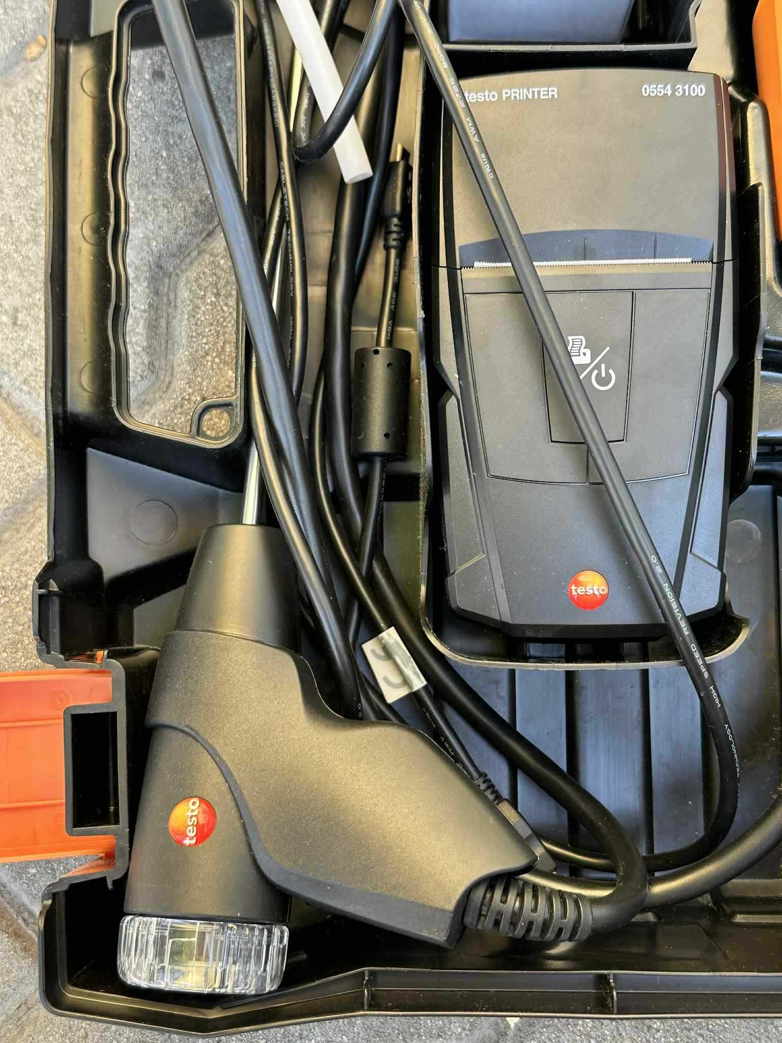 Газ Анализатор TESTO 310 + IR Принтер / Перфектен