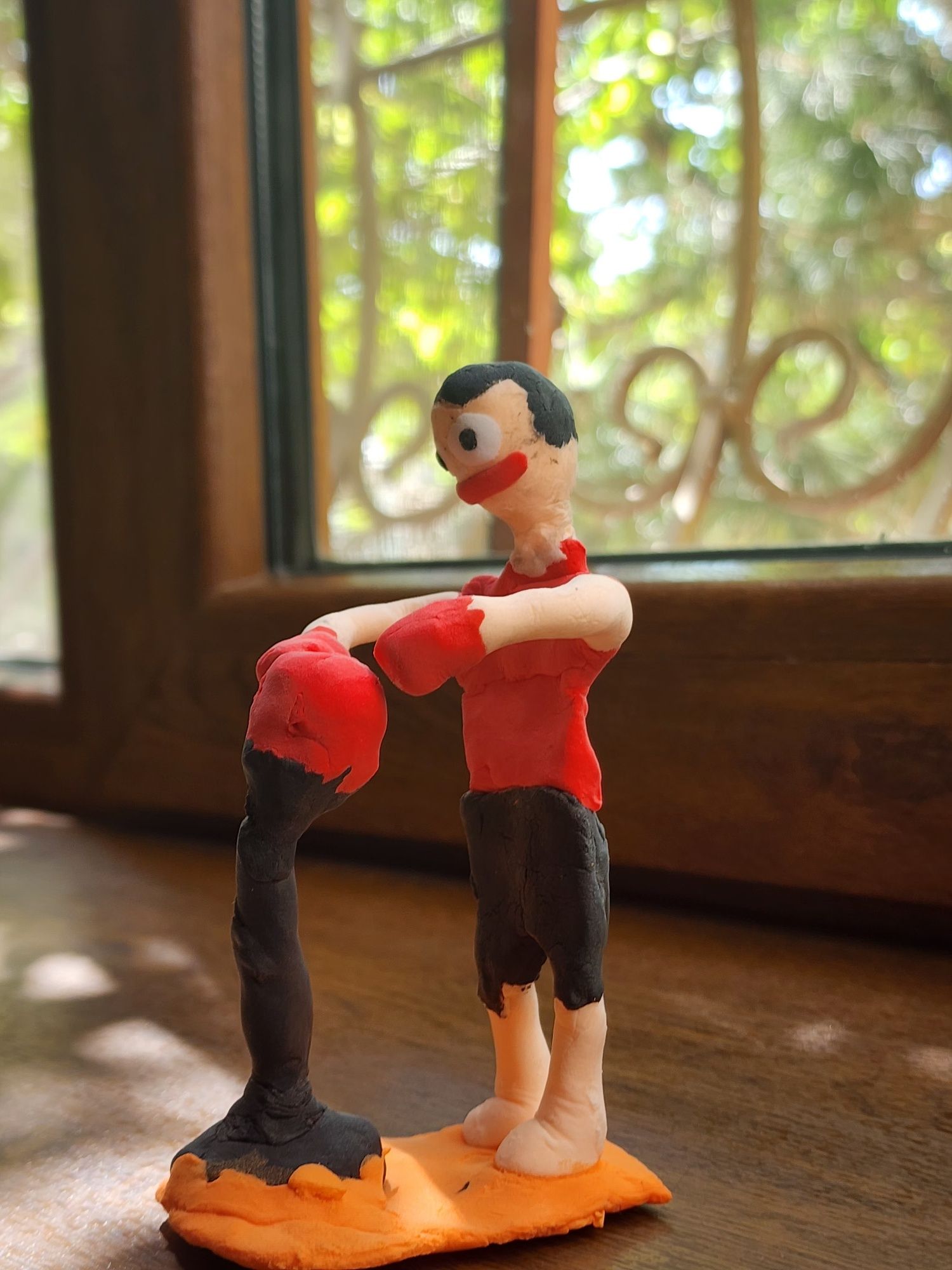toy, handmade, boxer
