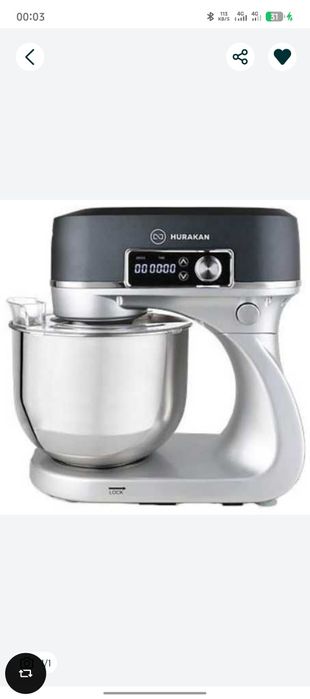 Миксер планетарный объемом 6 литров Hurakan HKN-KSM6