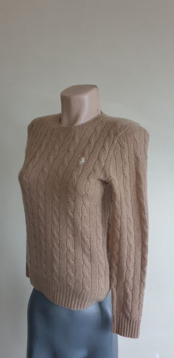 POLO Ralph Lauren Cable Wool / Cashmere Knit / S  ОРИГИНАЛ Дамски Пуло