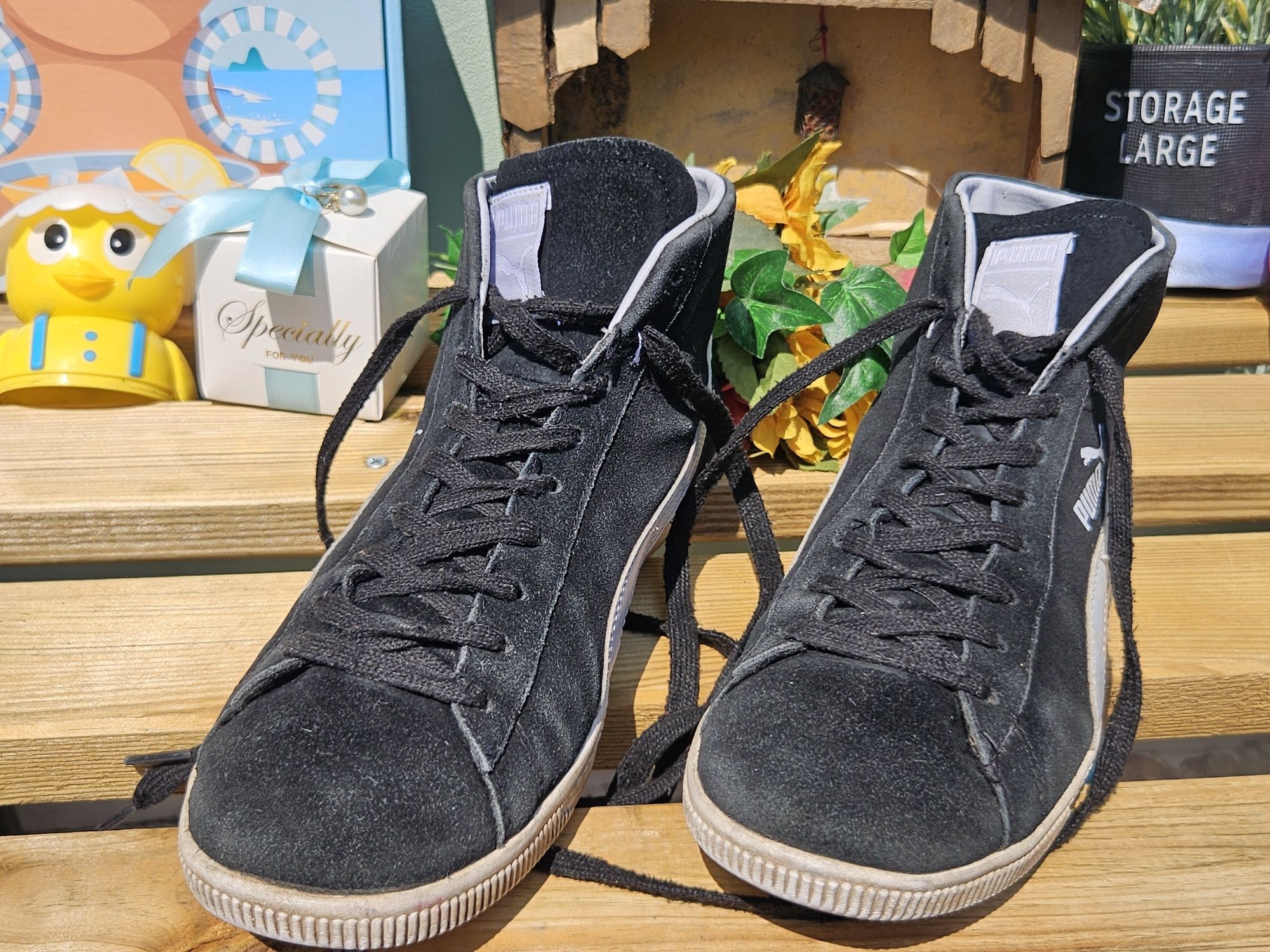 Puma кецове естествен велур N40.5