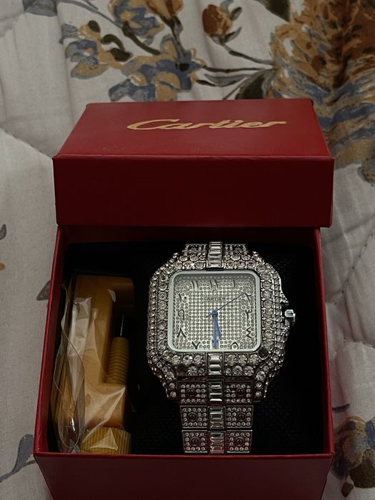 Ceas Cartier Iced Out full box Moissanite VVS