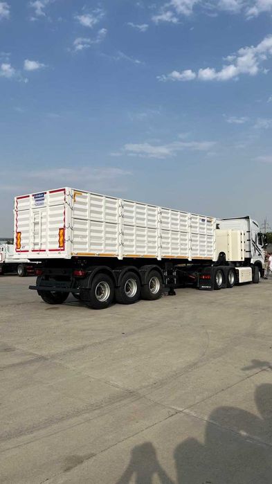 Полуприцеп самосвальный зерновоз UzAutoTrailer 35 куб с гарантией