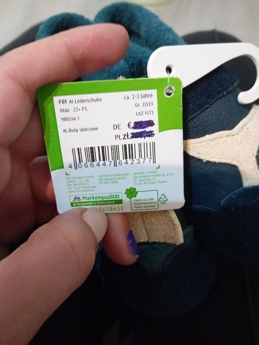 Детски кожени пантофи 22/23