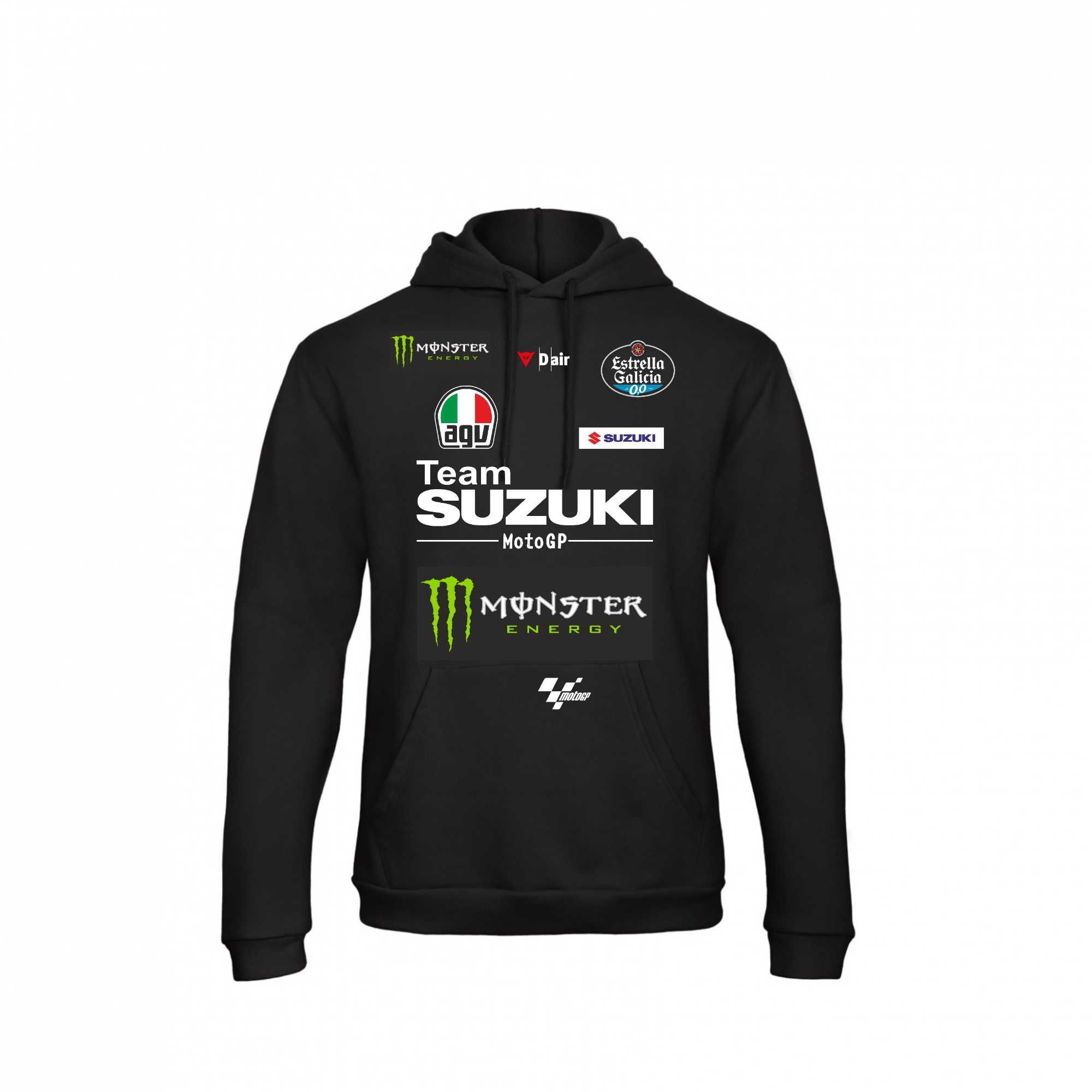 Hanorac motoGP team Suzuki idee cadou suzuki fan negru