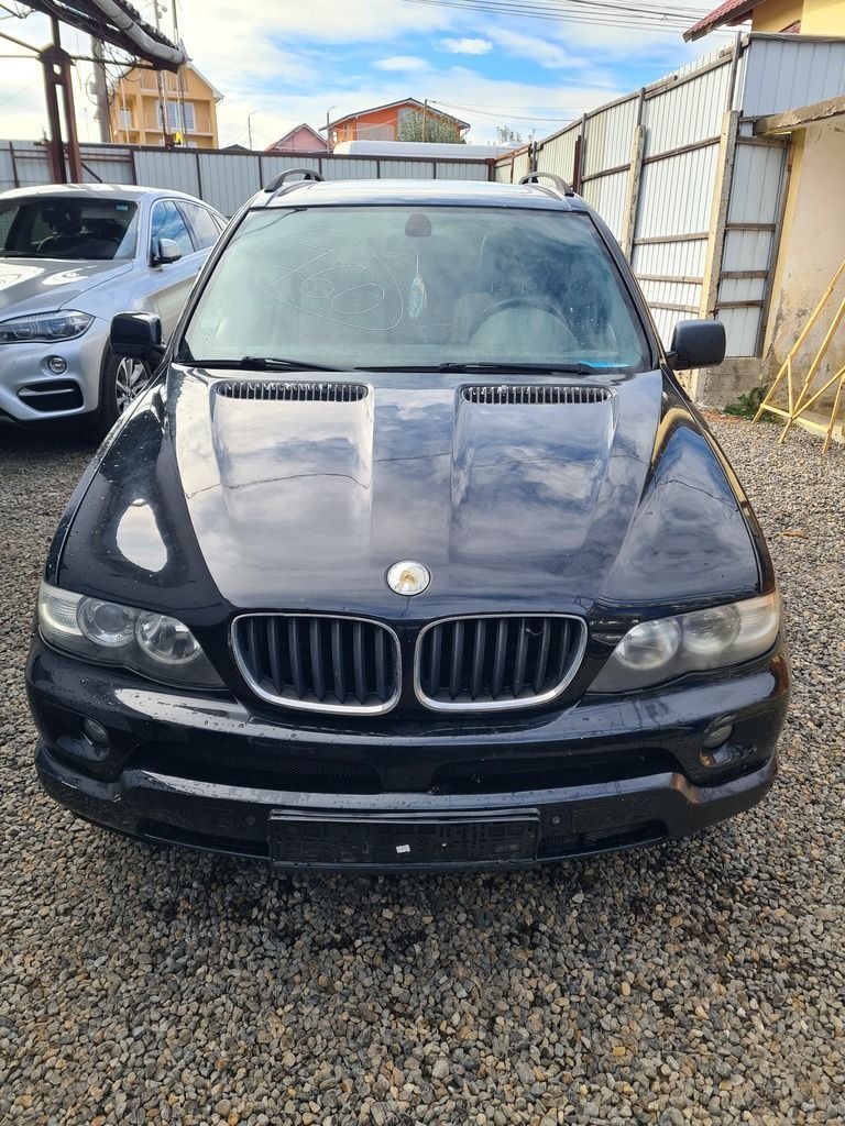 Bara fata BMW X5 E53 Facelift 2003 - 2006 NEGRU (760) model fara spalatoare far