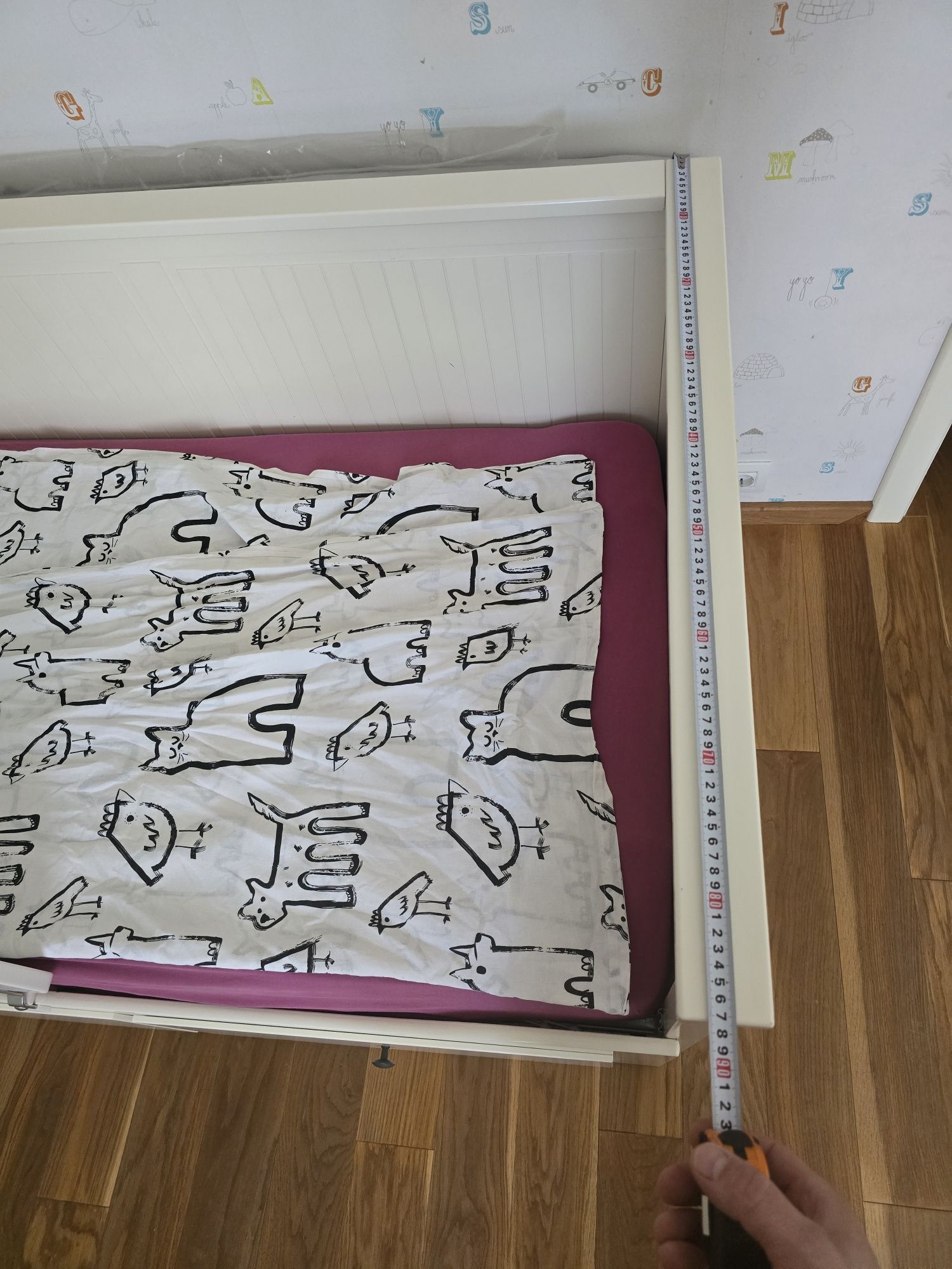 Детско разтегателно легло HEMNES 80х200