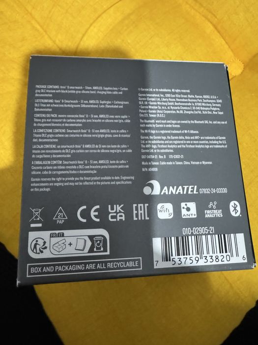 Garmin fenix 8 51 mm , sapphire, carbon grey DLC, titanium