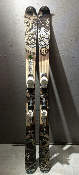 Продаются лыжи для фрирайда K2 KungFudjas 179 + Marker Schizo 12din.