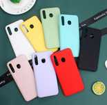 Husa din silicon cu microfibra pentru Huawei P40 Lite / P40 Lite E
