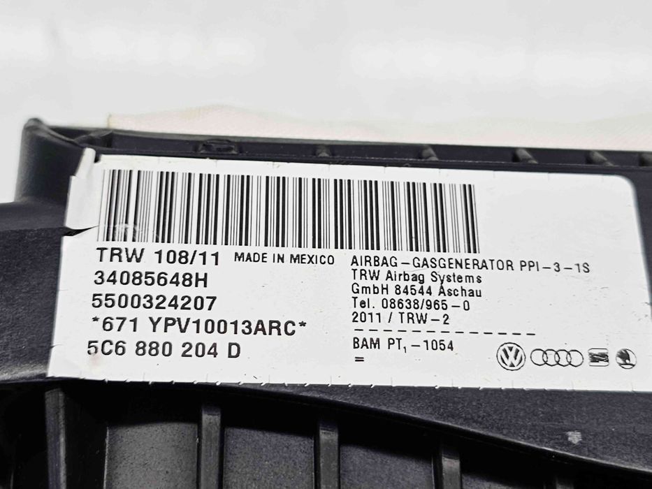 Airbag pasager Volkswagen Jetta 4 (162,163) [Fabr 2010-2016] 5C688020