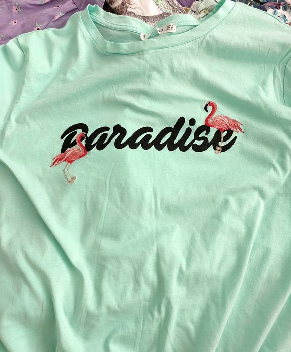 Tricou cu broderie Mango