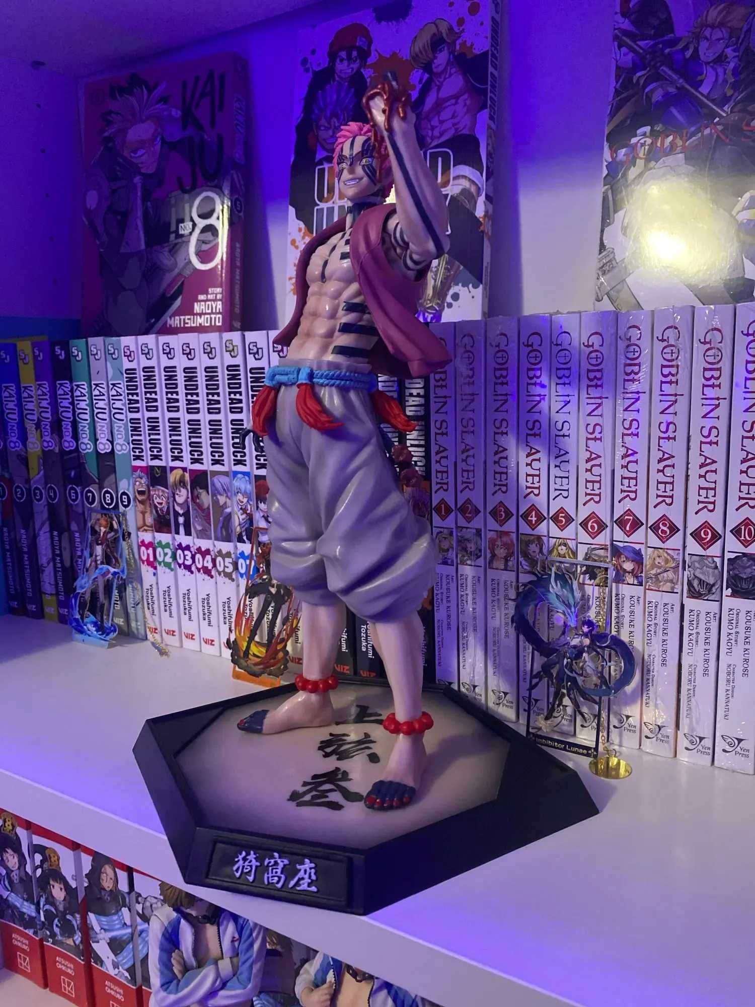 Figurina Demon Slayer Anime Akaza 30 cm