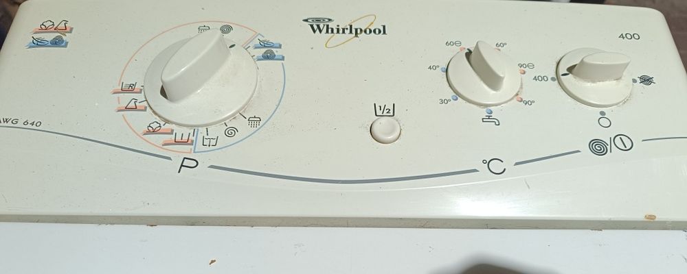 Mașină de spălat Whirlpool, verticală