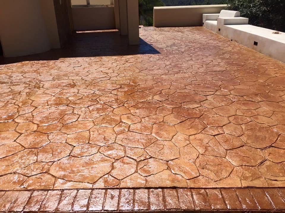 Beton Amprentat Decorativ