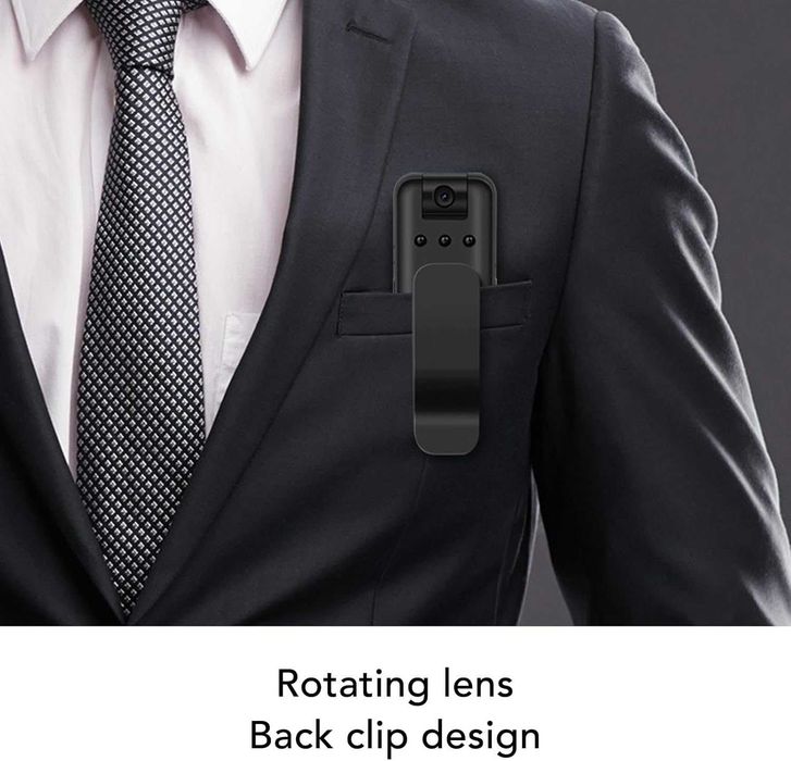 Мини Wifi body camera камера за тяло с Wifi и въртящ се обектив 180°