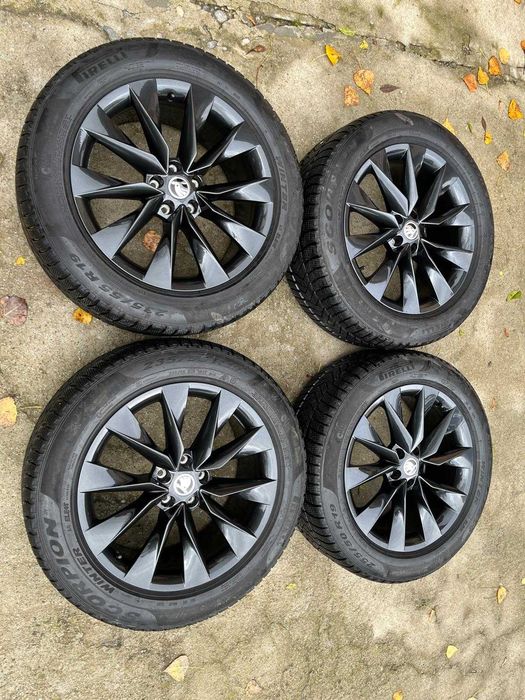 Set Jante + cauciucuri de iarnă Skoda Enyak 235/55 R19 255/50 R19