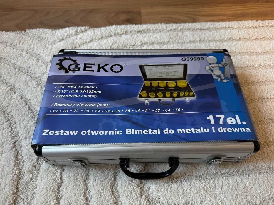 Биметални боркорони за дърво и метал Geko G39999  17 части