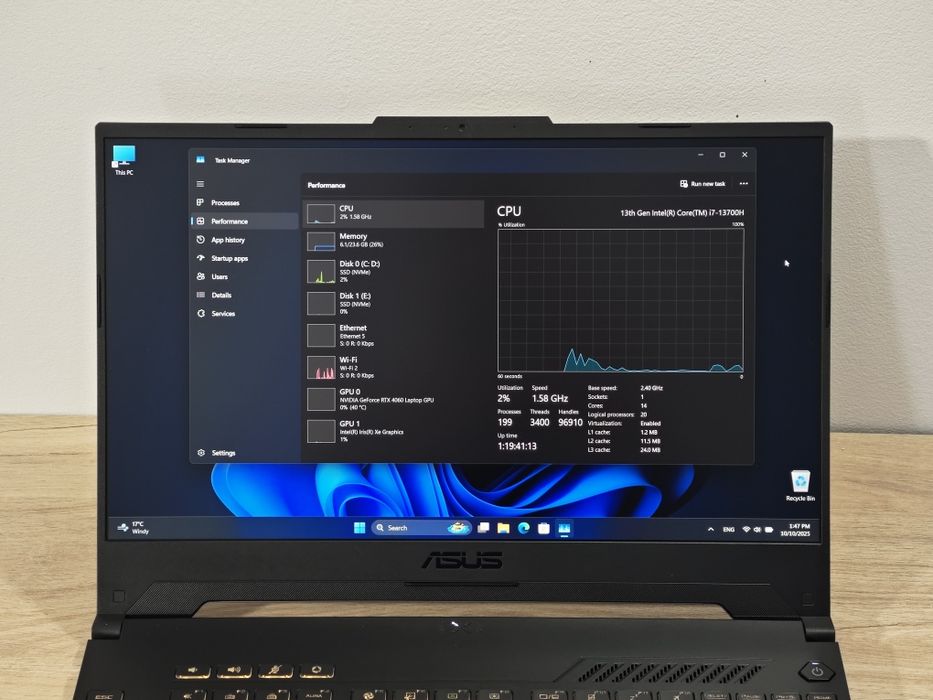 Геймърски Asus tuf f15