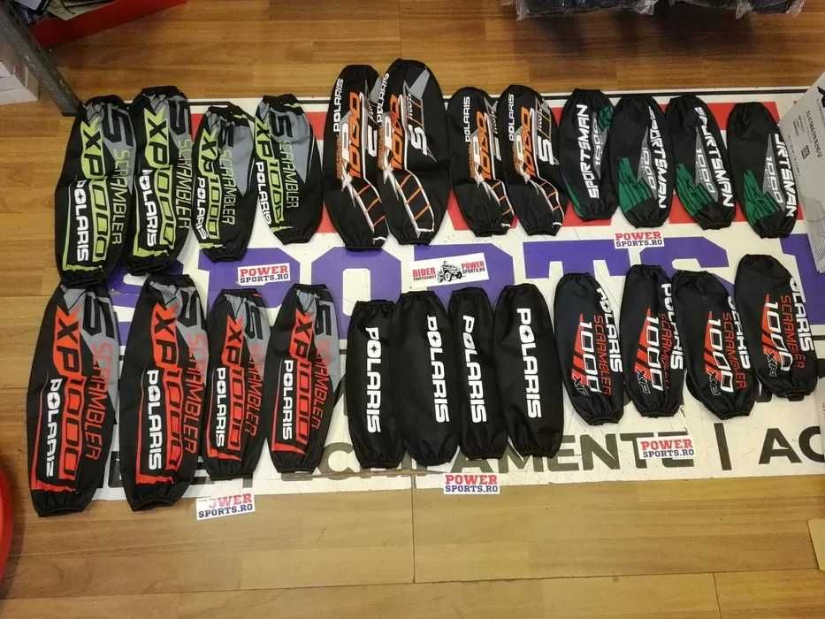 Husa Amortizor ATV set  Can-am Renegade black-blue fox shock