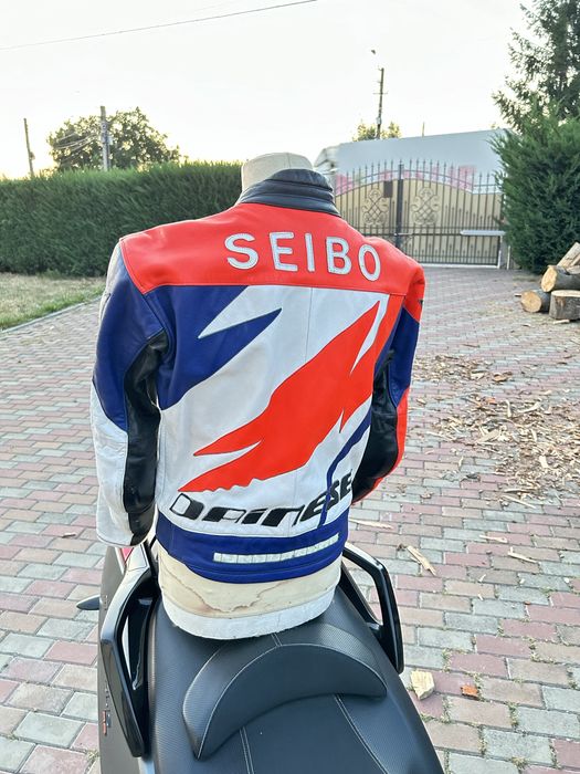 Geaca piele moto damă