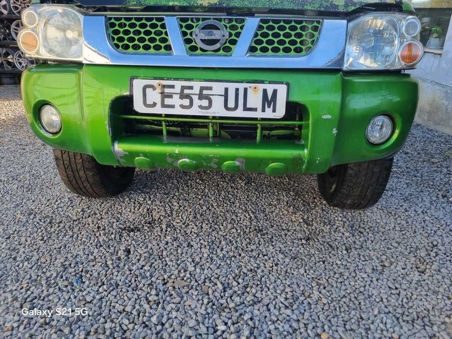 Bara fata Nissan Navara D22 1998 - 2004 Verde (1347) model fara spalatoare far