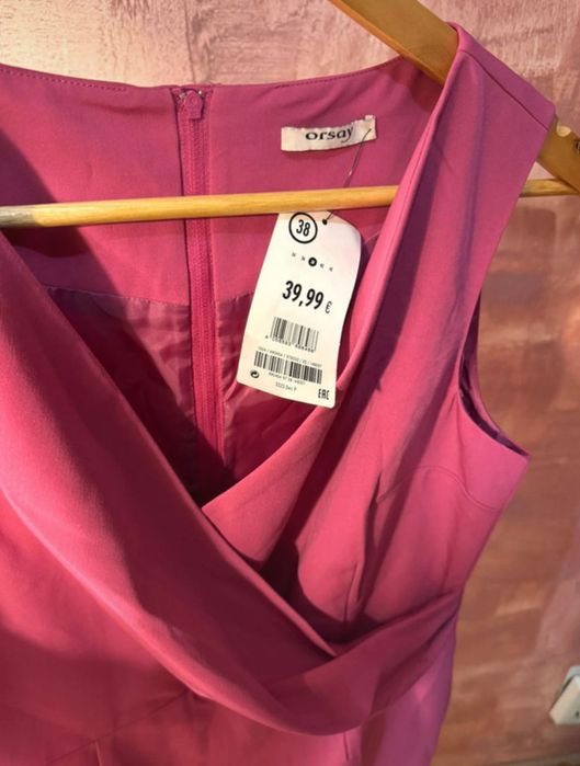 Rochie roz, de birou, foarte elegantă, Orsay, 38(M)