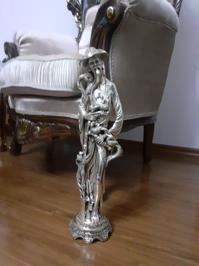 Statuiete vintage placate cu argint