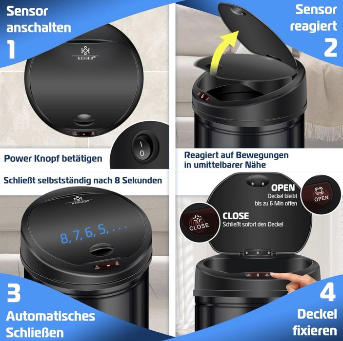 Кош за отпадъци KESSER вместимост 30 L