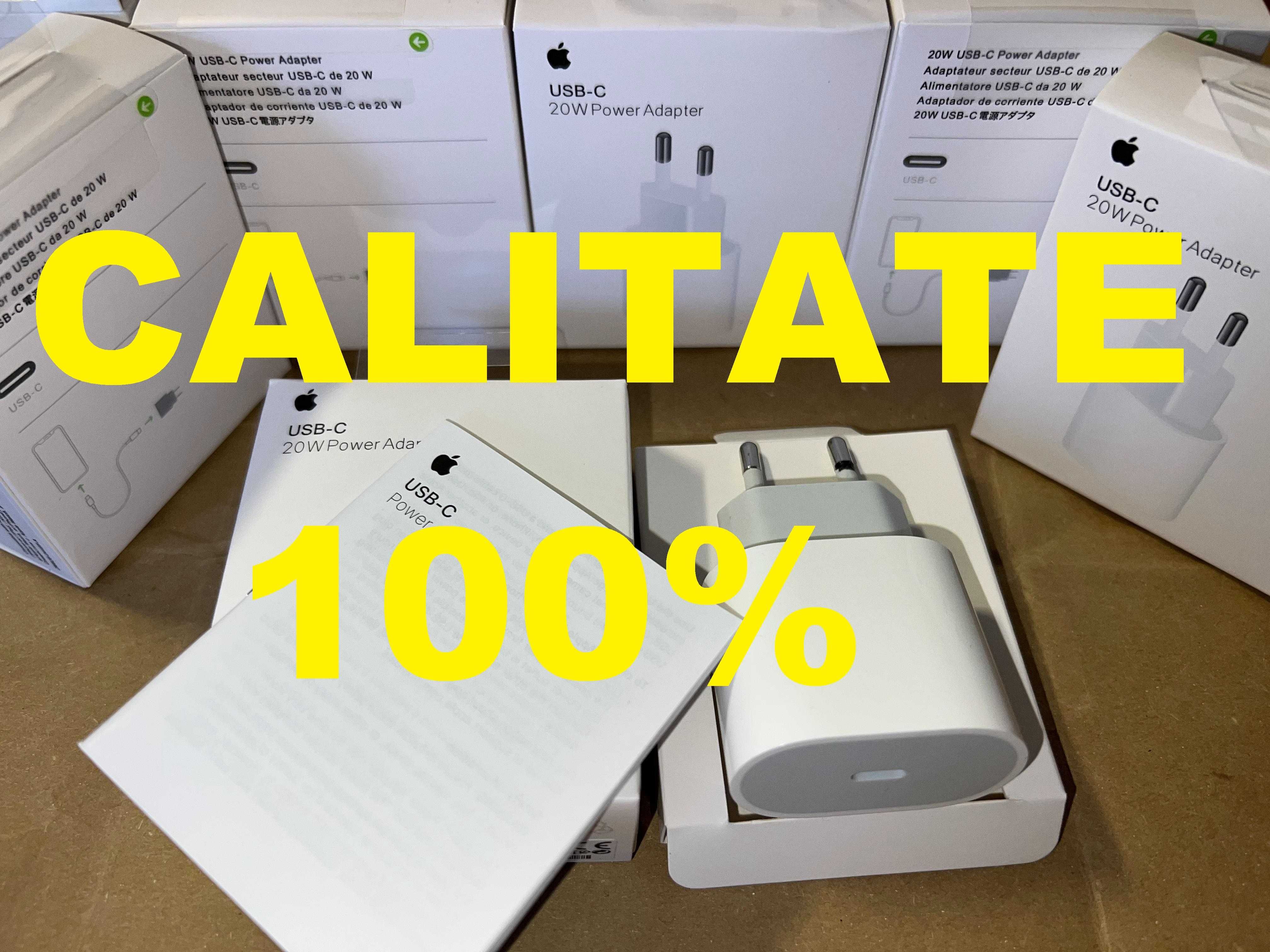 3 Adaptor Incarcator Cablu iPhone Fast Charger 20W