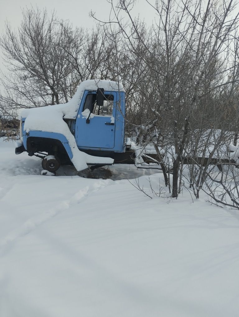 Рама, кабина и передняя балка газ 3507