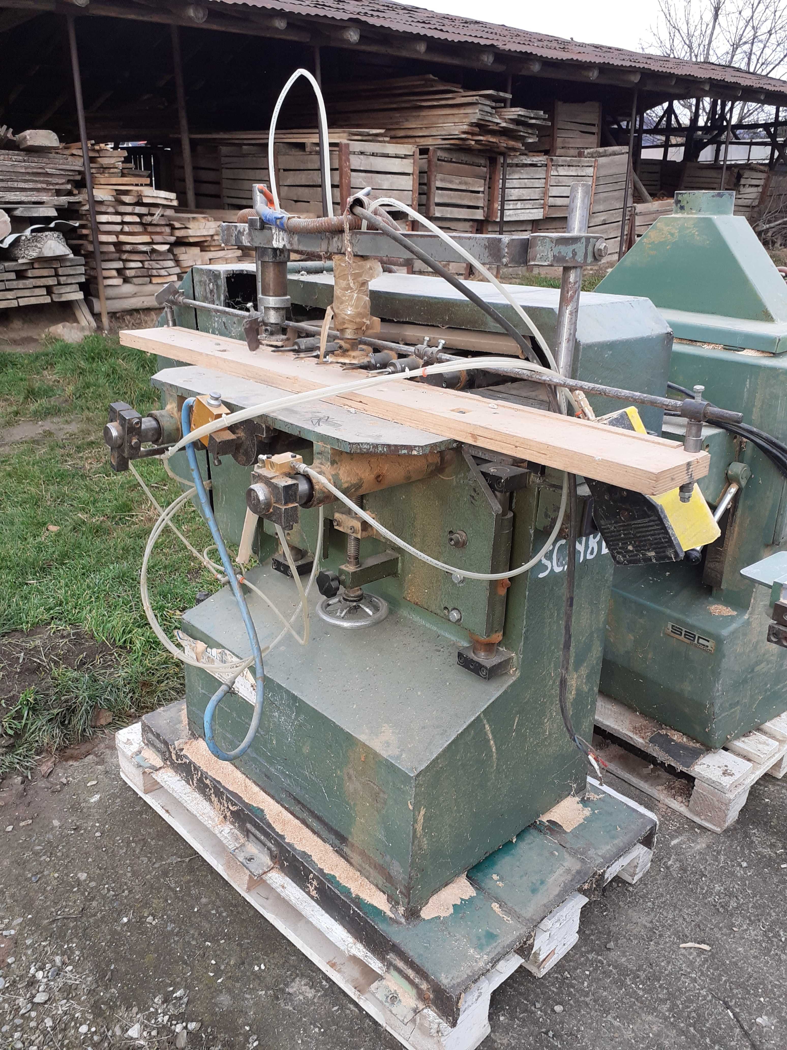 Utilaje tamplarie lemn, slaif lemn/metal, abricht,generator, compactor