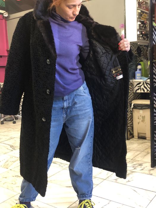 Дамско палто 100% естествен астраган