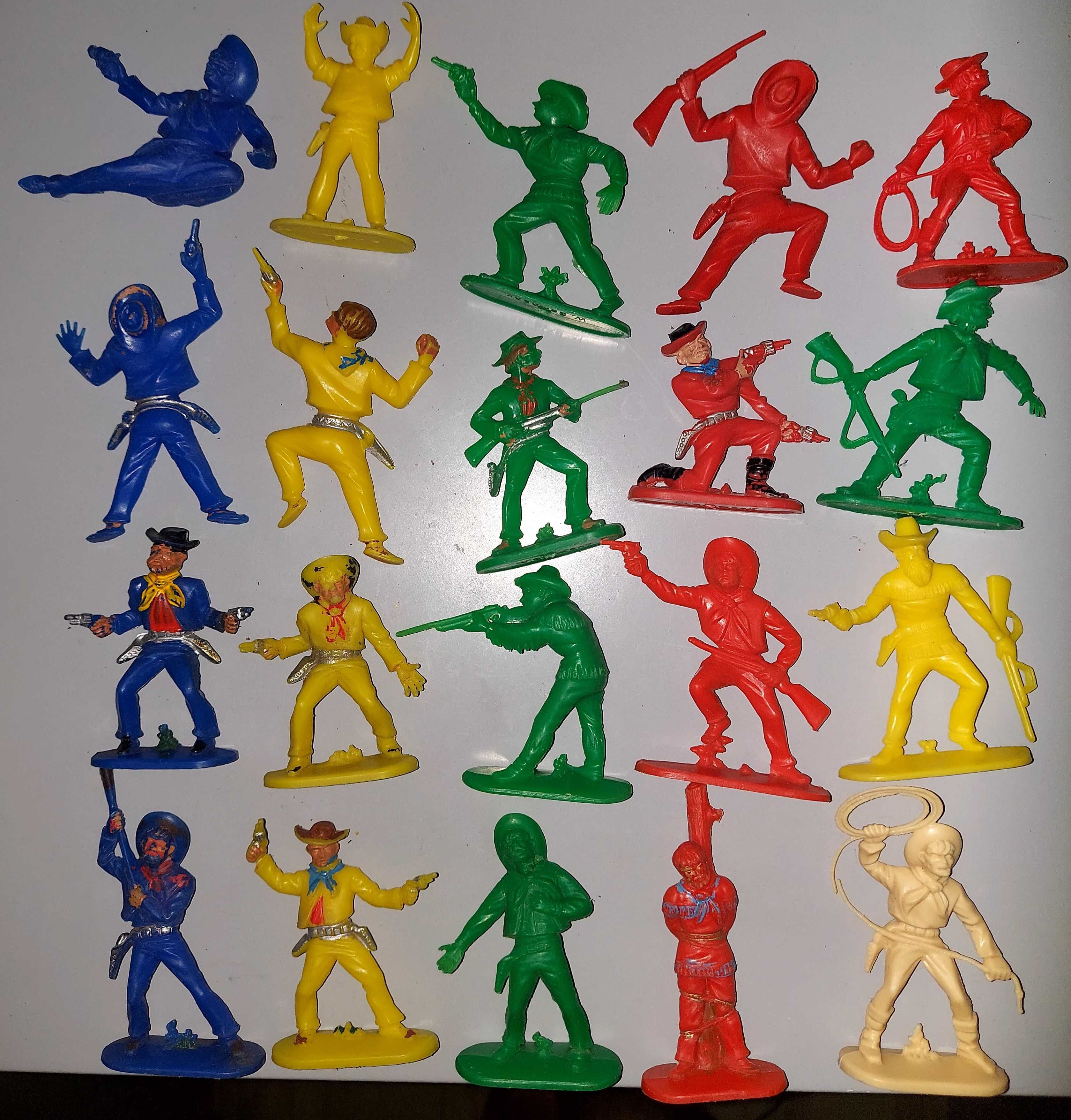 Figurine set complet indieni cowboy pedestri calareti Jean Hoefler  WG