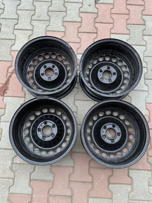Set jante tabla 5x112 gama VAG + capace originale Audi