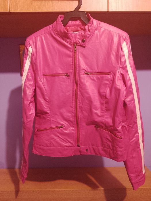 Jachetă de imitație de piele